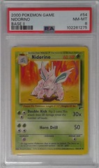 V1675: 2000: Nidorino: 54/130: Base 2: Game: PSA: 8: NM-MT: 102261275